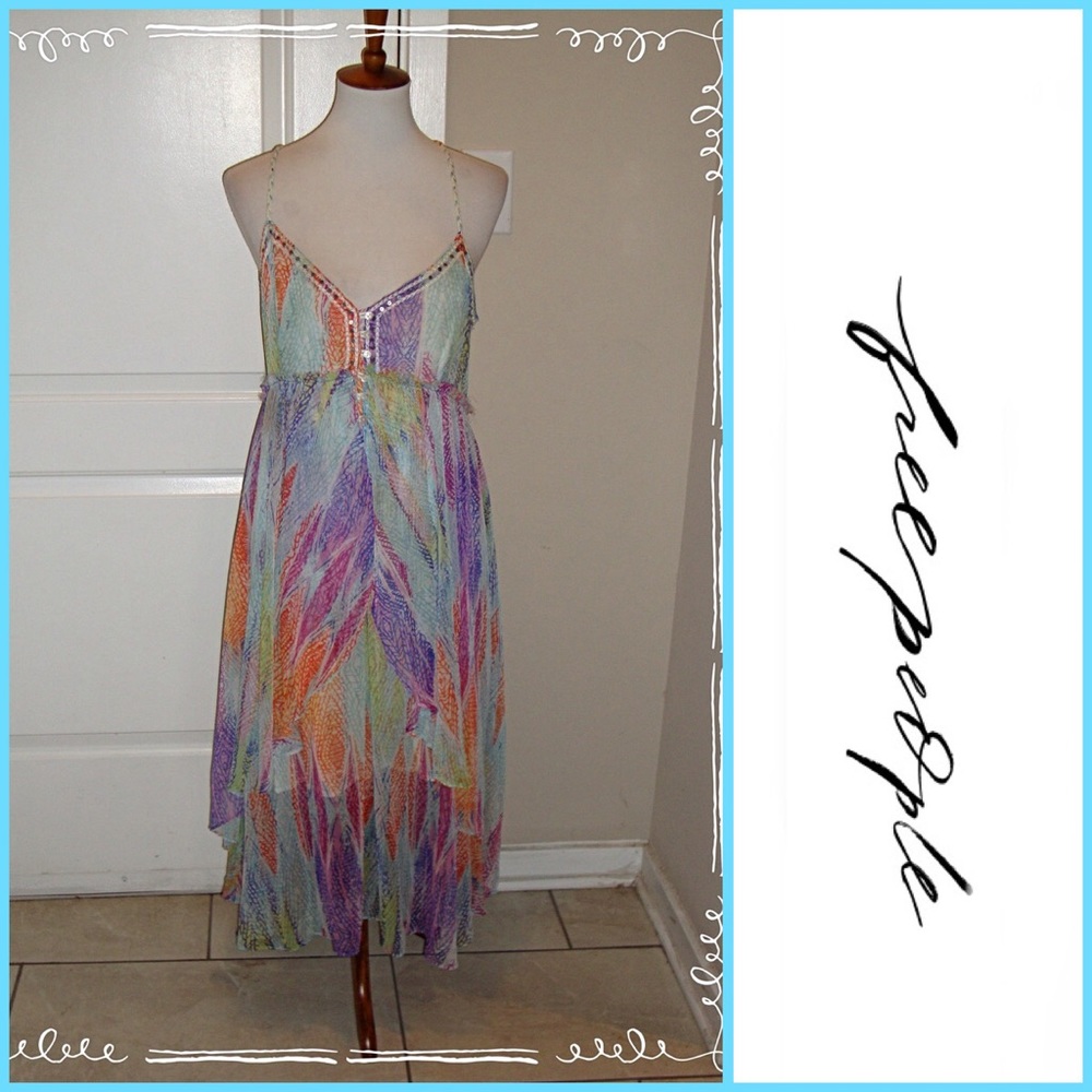 👗 Free People Camisole Layered Low Back Dress 👗